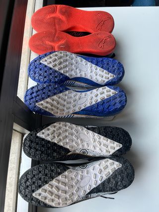 Zapatillas de fútbol sala Nike y Puma