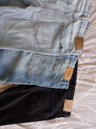Pack 3 Vaqueros Pull&Bear y Springfield