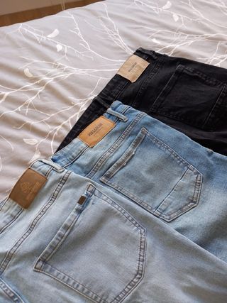 Pack 3 Vaqueros Pull&Bear y Springfield