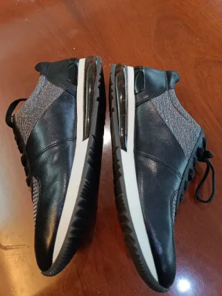 Playeros Michael Kors Negro/Plata