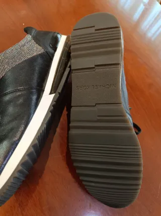 Playeros Michael Kors Negro/Plata