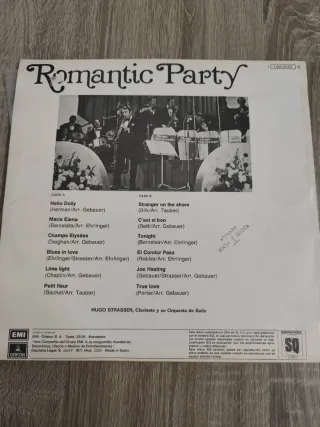 Vinilo Romantic Party Hugo Strasser Klarinette
