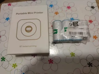 Mini Impresora Térmica Portátil + regalo rollos