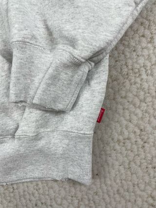 Sudadera Supreme Gris con Capucha