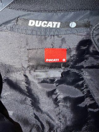 Chaqueta Moto Ducati Negra