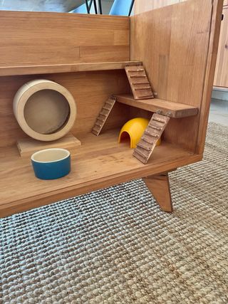 Jaula madera ecológica para hámster