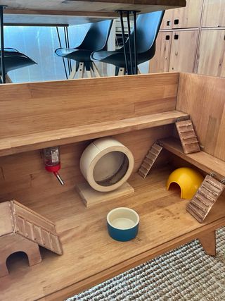 Jaula madera ecológica para hámster