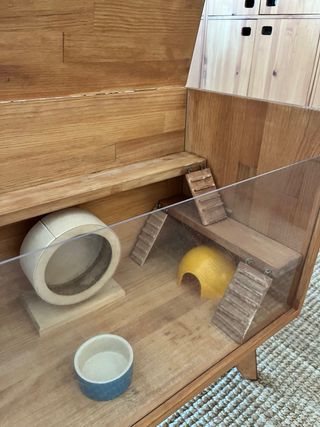 Jaula madera ecológica para hámster