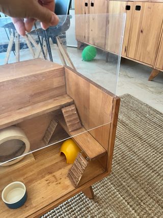 Jaula madera ecológica para hámster