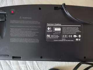 Teclado y Ratón Logitech Negro/Plateado