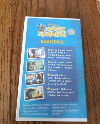 Película VHS Disney's Magic English