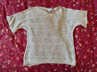 Seventy 19.70 Maglia Lurex Beige Tg Unica