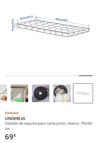 Cama Infantil IKEA Blanca