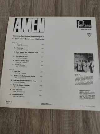 Vinilo Amen Gospel Jester Hairston
