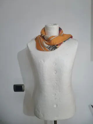 Foulard Hermes Multicolore Arancione