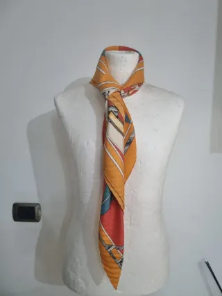 Foulard Hermes Multicolore Arancione