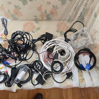 Lote Cables y Conectores Varios