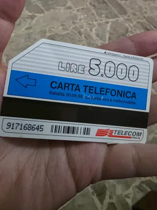Scheda telefonica Telecom Italia 1994