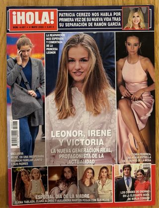 Lote de 4 revistas hola para coleccionistas