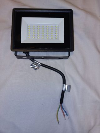 Foco LED Exterior Negro