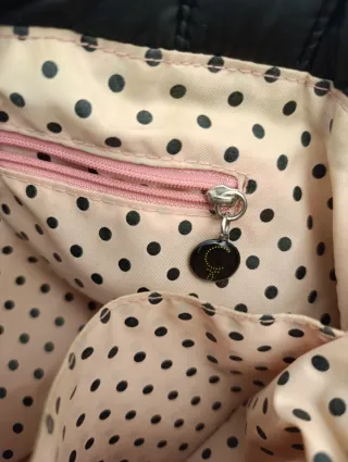 Borsa Camomilla Nera Fiocco