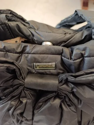 Borsa Camomilla Nera Fiocco