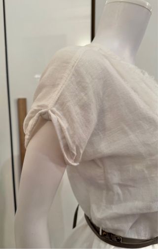 Camicia Calvin Klein cotone bianco operata S