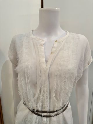 Camicia Calvin Klein cotone bianco operata S