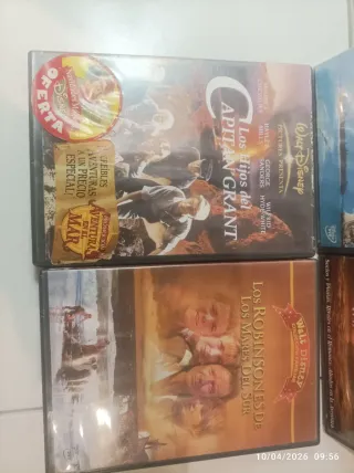 Lote 4 Películas DVD Disney (Español)