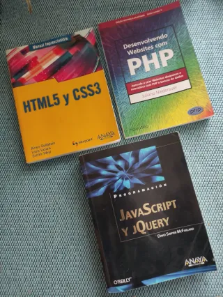 Libros programación: HTML5, PHP y jQuery