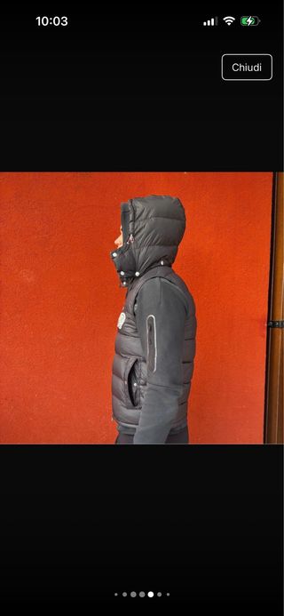 Moncler smanicato nero