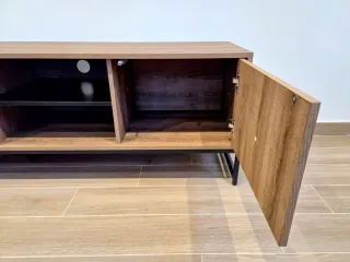 Mueble TV Madera y Metal Nuevo