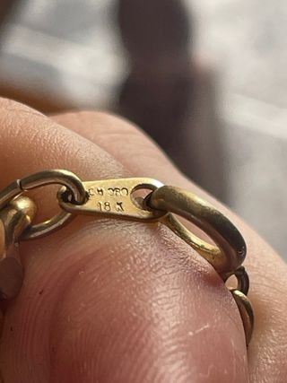 Collar de Oro 18k con Colgante Jesús