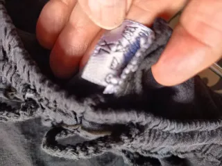 Pantalones cortos negros de algodon fabricado en E