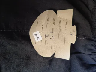 Pantalones cortos negros de algodon fabricado en E