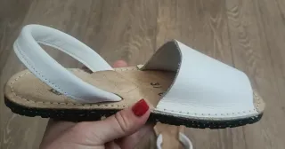 Sandalias Menorquinas blancas Talla 37, 13€!!
