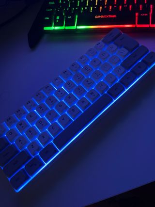 Teclado Blanco RGB