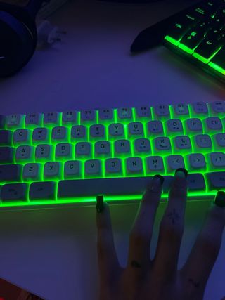 Teclado Blanco RGB