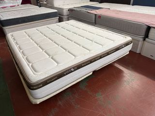 2BASES Y COLCHON VIDA10 TOPPER REVERSIBLE  180x190