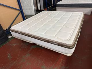 2BASES Y COLCHON VIDA10 TOPPER REVERSIBLE  180x190