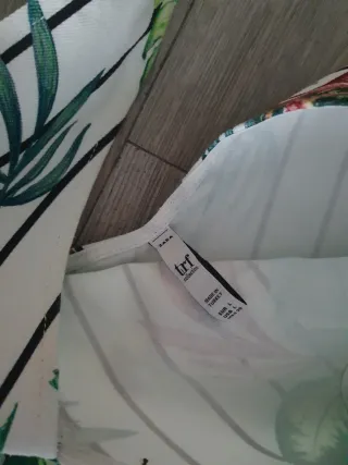 Mono corto Zara estampado hojas