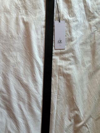 Cintura C.P. Company Pelle Nera Nuova