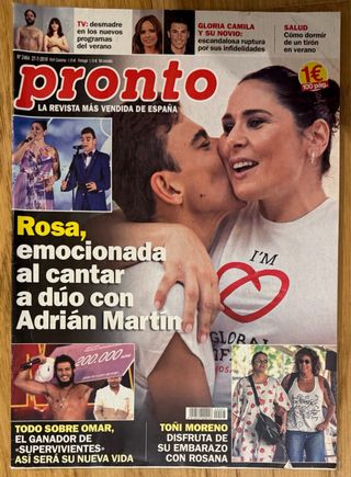 Lote de 6 revistas pronto