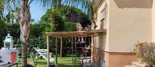 Ombrelloni e pergole in erica su misura