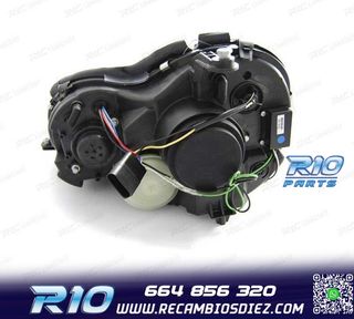FAROS MERCEDES CLASE CLK W209 02-09 LUZ DIURNA FONDO CROMO