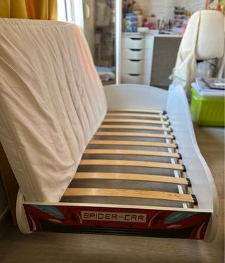 Cama Infantil Coche Spiderman 140x70cm