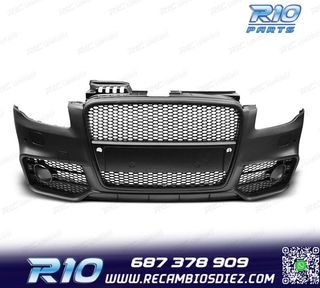 PARAGOLPES DELANTERO AUDI A4 04-07 LOOK RS4 NEGRO PDC