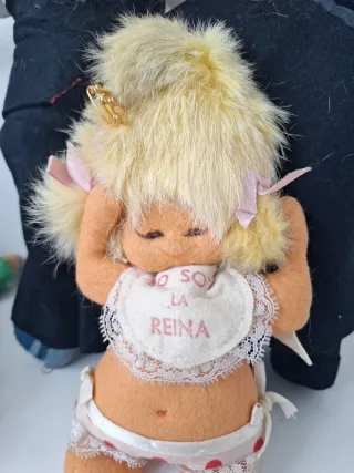 Lote 4 bambole vintage in feltro