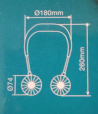 Ventilatore collo ricaricabile