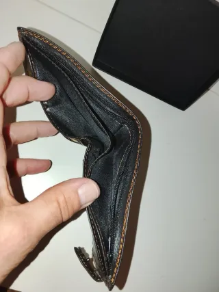Cartera polipiel negra